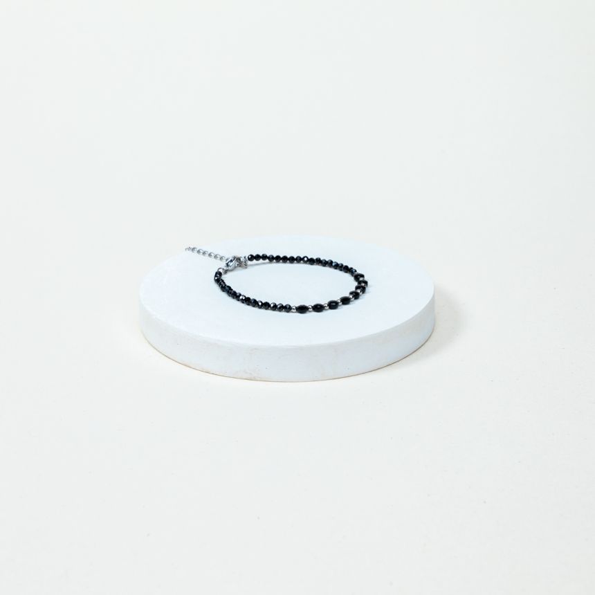 Bracelet Alexia - Spinelle Noir