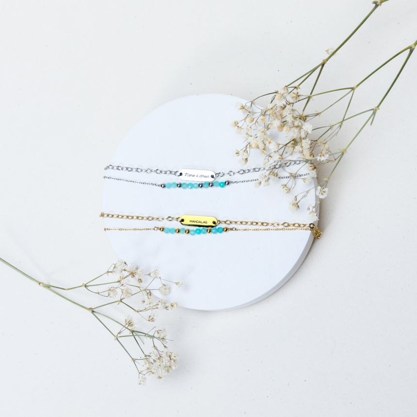 Bracelet Danielle - Amazonite extra