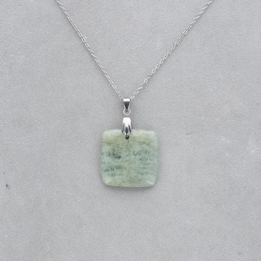 Aigue Marine Cabochon percé 51