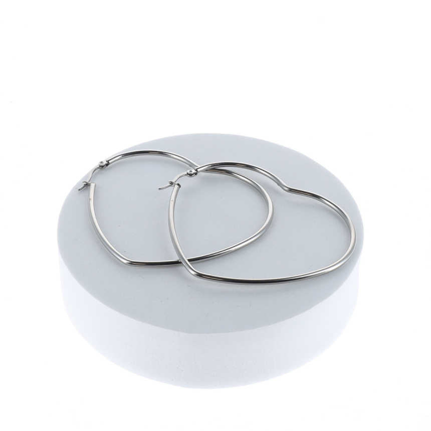 Boucles d'oreilles coeur - Clarisse