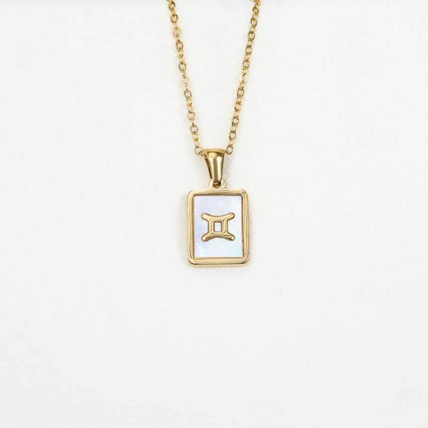 Pendentif Gémeaux - Nacre