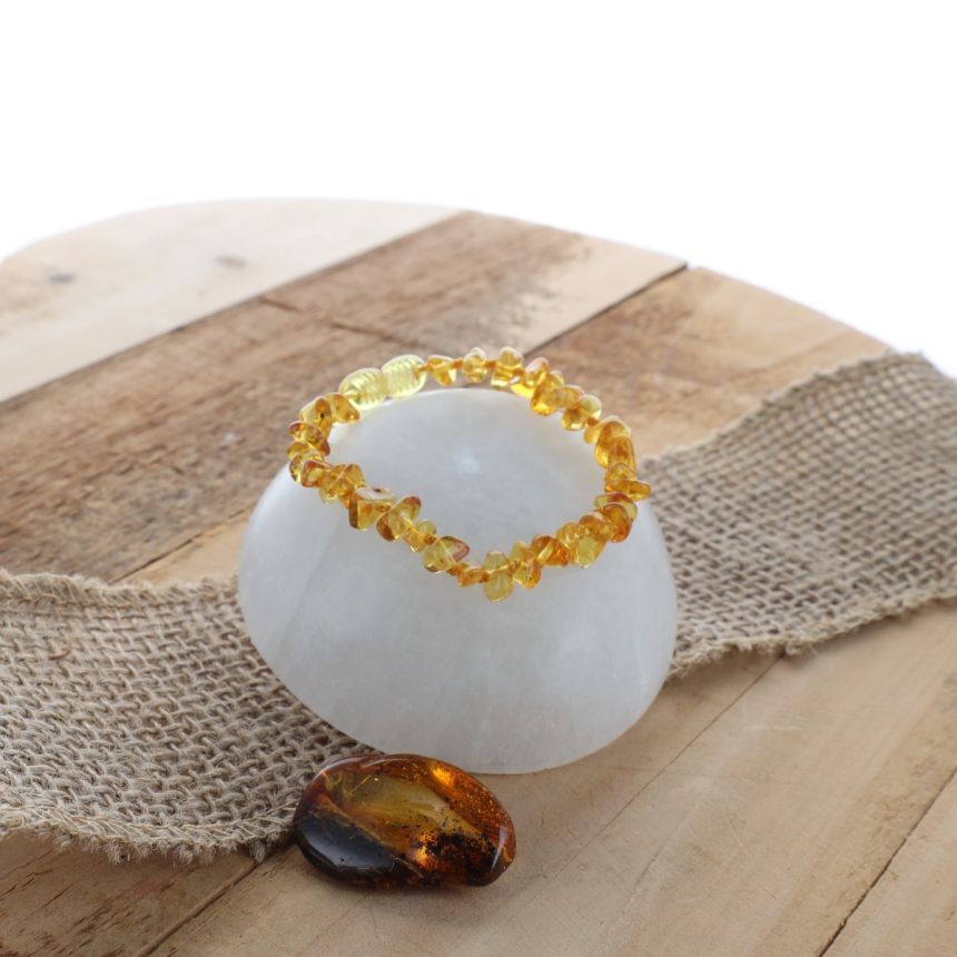 Bracelet Ginta - Ambre Honey