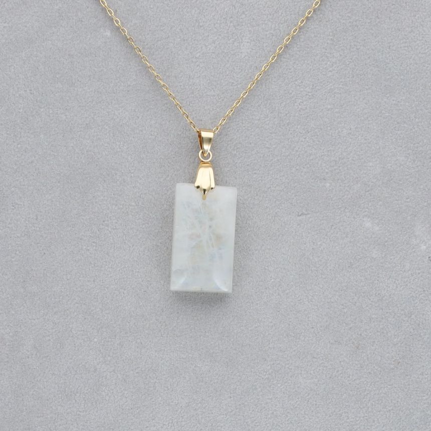 Pierre de Lune Extra Cabochon percé 7