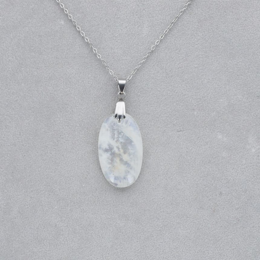 Pierre de Lune Extra Cabochon percé 1