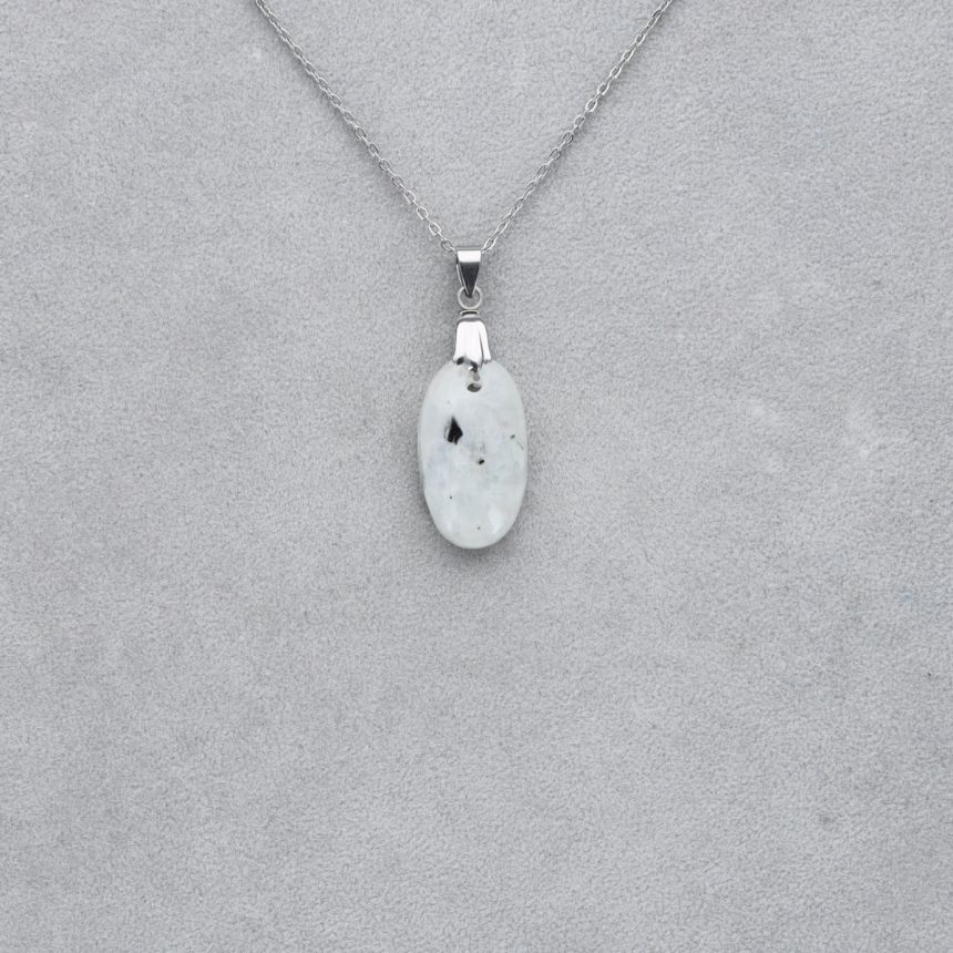 Pierre de Lune Tourmaline Cabochon percé 23